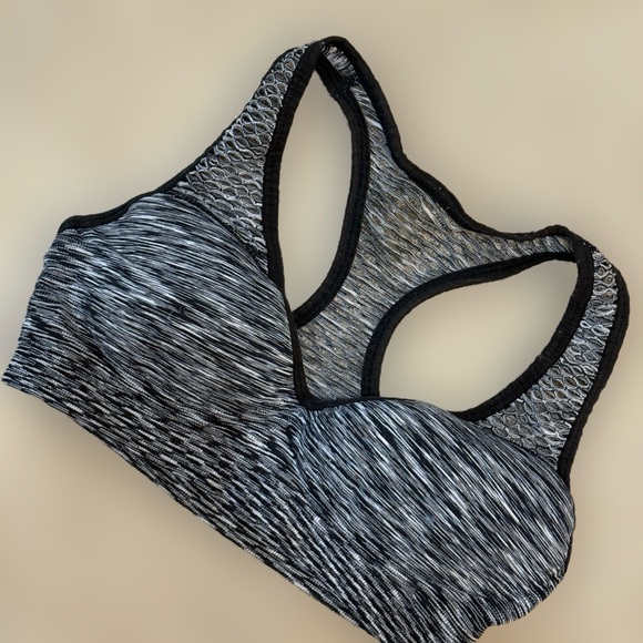 PINK Victoria's Secret Other - PINK by Victoria’s Secret Sports Bra Size S Black and Gray Sports Bra